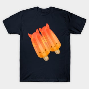 Twin Cat Popsicles T-Shirt